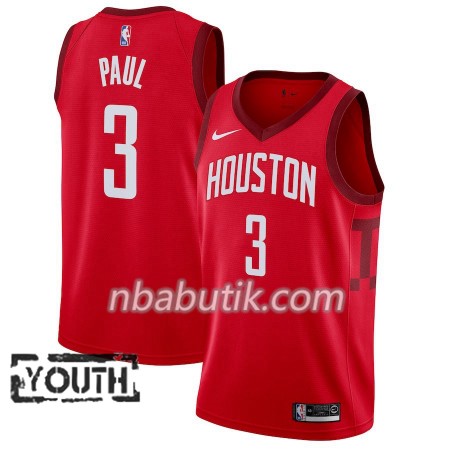 NBA Børn Trøje Houston Rockets Chris Paul 3 2018-19 Nike Rød Swingman NBA Børn Trøje Houston Rockets Chris Paul 3 2018-19 Nike Rød Swingman